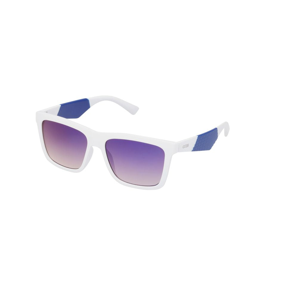 Gafas de sol de resina blanca Guess