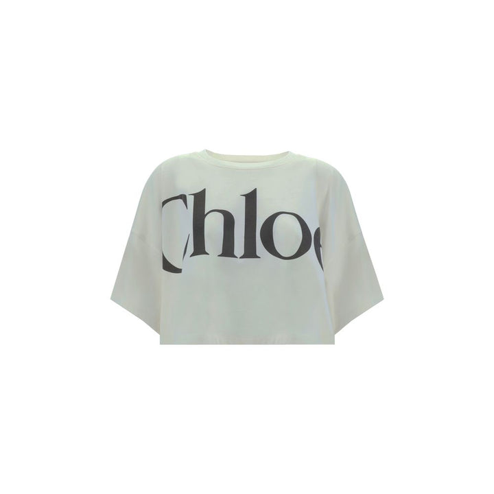 Chloé hvit T-skjorte i bomull