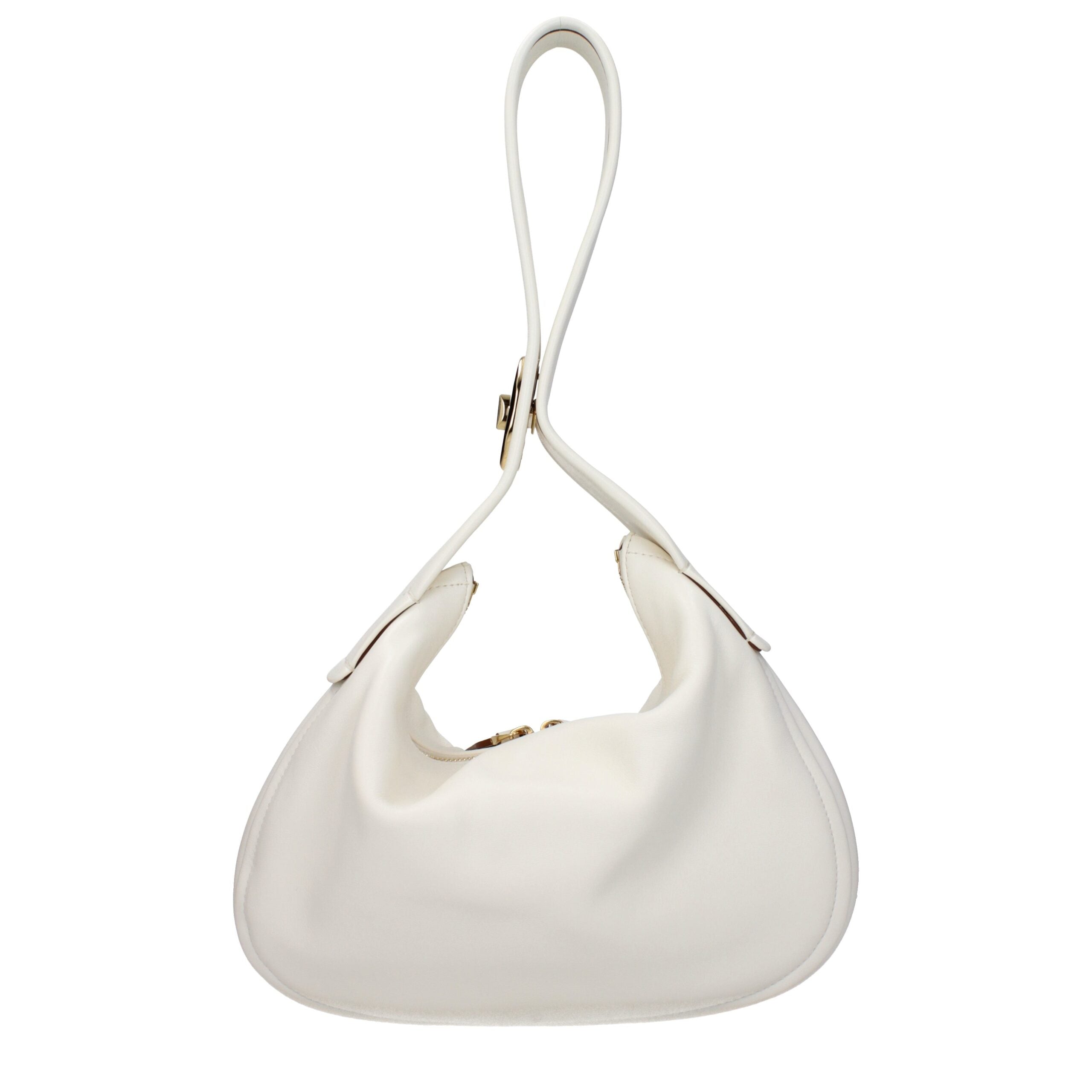 Beige Leather Handbag