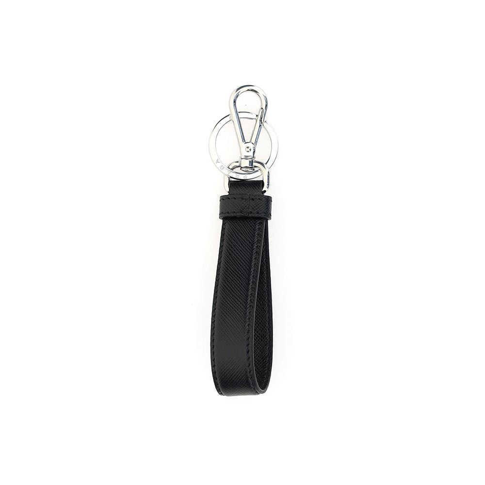 Llavero Prada de acero inoxidable negro
