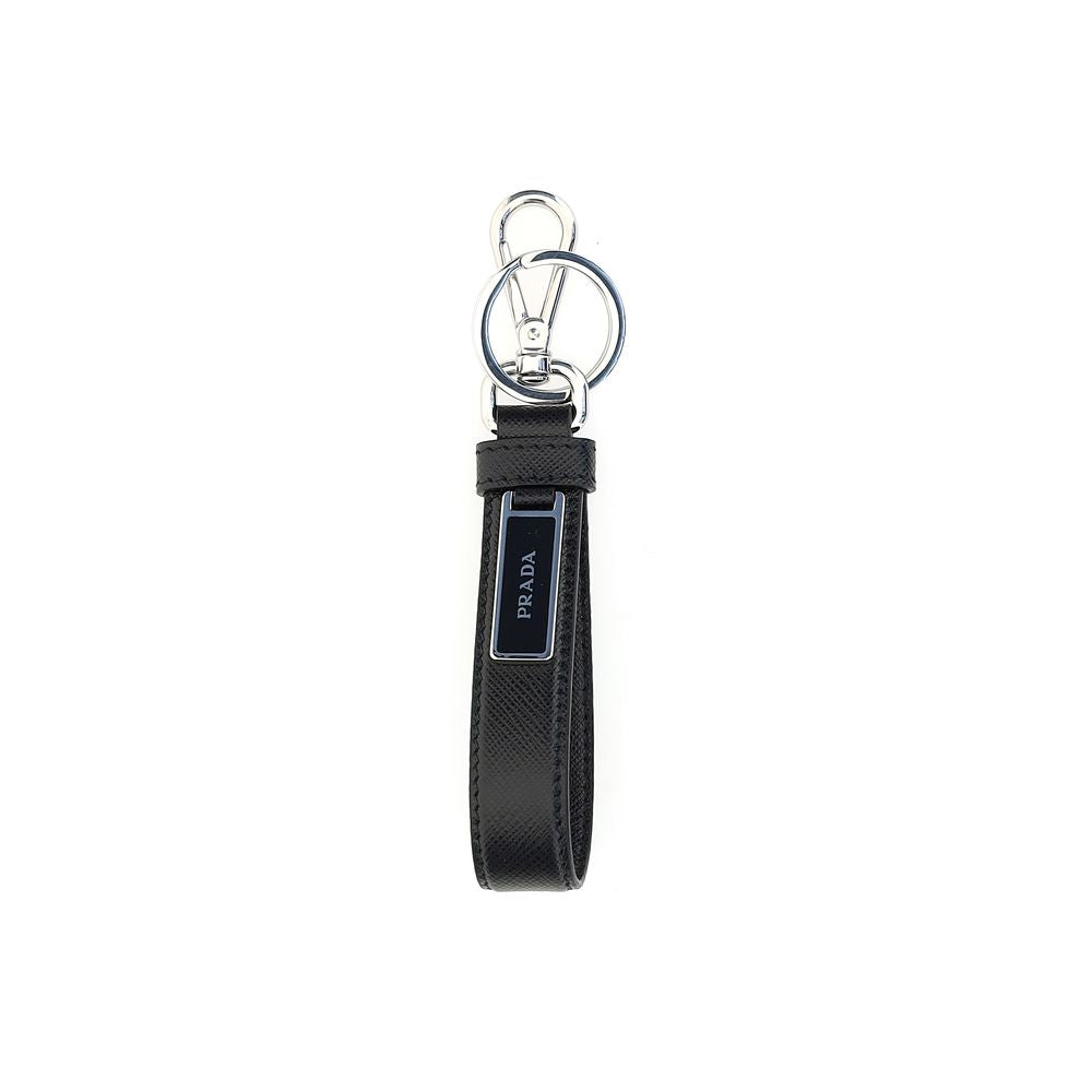 Llavero Prada de acero inoxidable negro