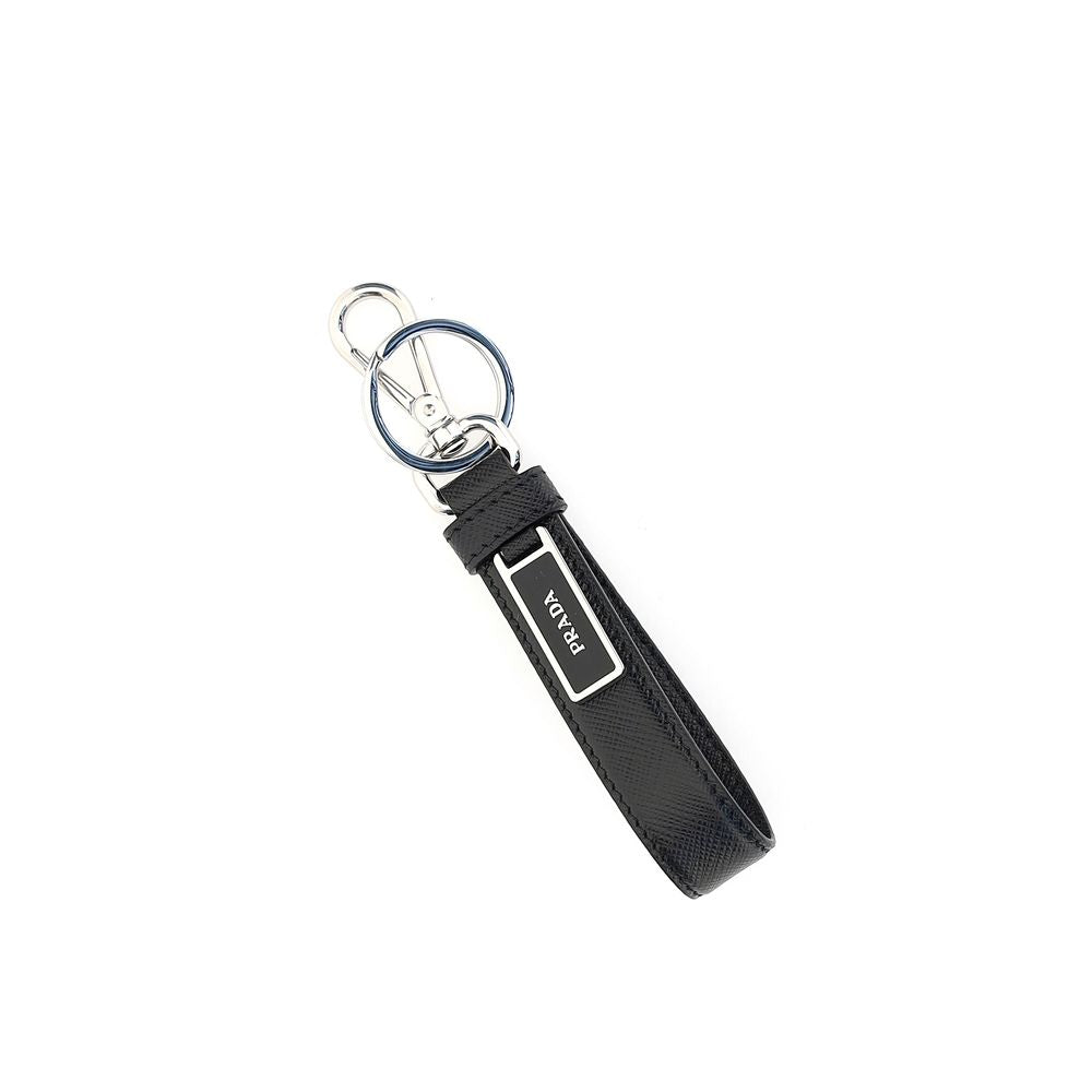 Llavero Prada de acero inoxidable negro