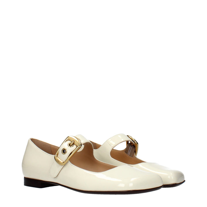 Chloé ballerinasko i beige skinn